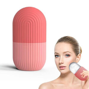 Face Ice Roller Silicone Facial Massager to Enhance Skin Glow, Without box (Random Color) - Image 3