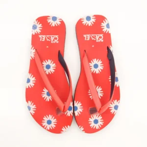 009 Ladies Flower Print Daisy Flip Flop Slippers for girls & Womens - Image 5