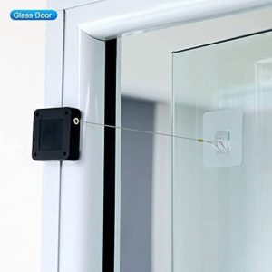 Universal Punch-Free Automatic Sensor Door Closer | Heavy-Duty Retractable Steel Cable Door Closer for Home, Office, and Internal Sliding or Swing Doors - Image 1