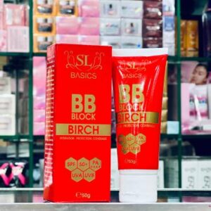 SL Basics BB Block SPF 50+ Tinted Sunscreen ? Hydrating & Protective BB Cream with Vitamin E & Lotus Extract (50ml) - Image 2
