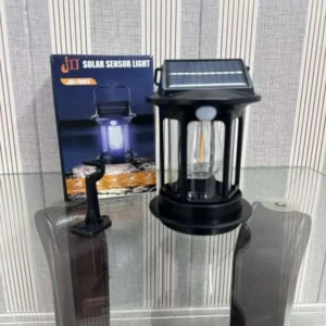 JD 7801 Solar Lantern with USB Charging Port Portable, Eco-Friendly Outdoor Lamp & Emergency Light - Image 3