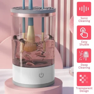 Portable Electric Makeup Brush Cleaner Machine USB Make up Brush Cleaner Machine - Image 3