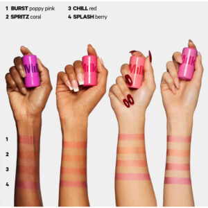 Pack 4 Milk Makeup Blush High Pigment Jelly Tint, Refreshing & Hydrating Long-lasting Colour Jelly Tint (Random color) - Image 4