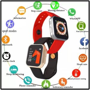 D20 Ultra Smart Watch Heart Rate Blood Pressure Oxygen Reloj Intelligent Smart Bracelet(random color) - Image 5