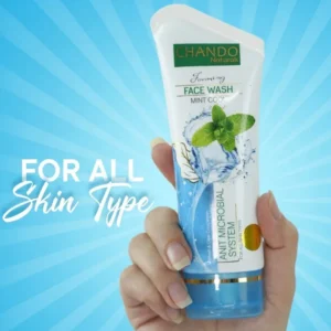 CHANDO Naturals Foaming Face Wash Mint Cool ? Anti-Microbial Daily Cleanser for Oily & Acne-Prone Skin (100ml) - Image 5