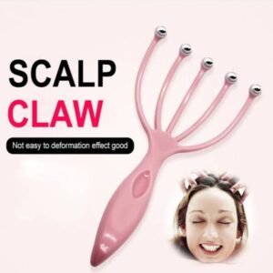 Head Massager Comb Exercise balls Roller Scalp Hand Held Scalp Reduce Stress Fatigue Relax Blood Circulation (random color) - Image 3