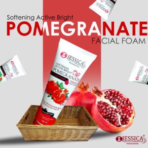 Jessica Softening Active Bright Pomegranate Face Wash - Image 4