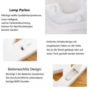 1pcs LED Alphabet Battery Operated All Led Letter A TO Z For Night Lights Wedding Birthday Party For Room and Decoration Using Without Electricity - Image 1