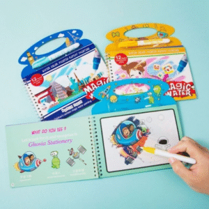 New Magic Water Book Painting Drawing Coloring Board Book Magic Water Pen (random book ) - Image 5
