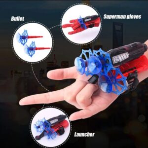 Spider Man Shooter Gloves Toy For Kids ? Fun Role Play Web Launcher With Bullets And Launcher Set For Boys And Girls - Image 3