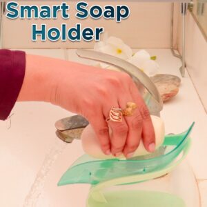 Smart Soap Holder For Bathroom | Wall Mounted Soap Bar, Kitchen, Bathroom ? Random Color(1 Pc) - Image 1