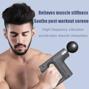 Blueidea Deep Tissue fascial massager with 4 massage Muscle Massage Gun (Random color). - Image 2