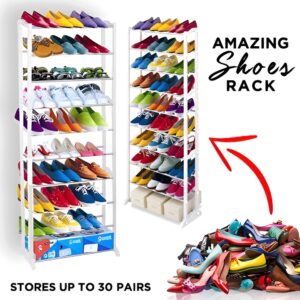 Amazing Shoe Rack Shoe Rack Organizer 30 PCs pair - Image 4