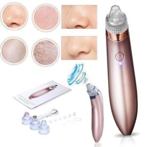 Blackhead Remover Face Acne Black Dot Pimple Electric Black head Vacuum Cleaner Pore Skin Care Tools Machine 4 Replacement Head - Image 4