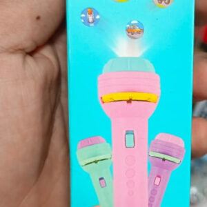 Slide Projector Torch Projection Light,Children's Flashlight Toy Projection Flashlight Early Education Picture Dinosaur Animal Pattern,Bedtime Night Light, - Image 1