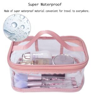 Makeup Cosmetic Clear Bag Portable Transparent Travel Storage - Image 4