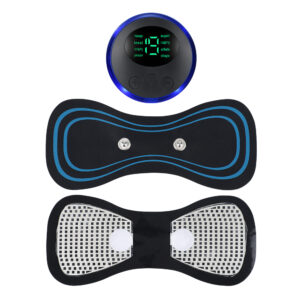 pack Of 2 Ems Butterfly Portable Neck Massager Rechargeable, And  Ms Foot Massager Pad Improve Blood Circulation - Image 4