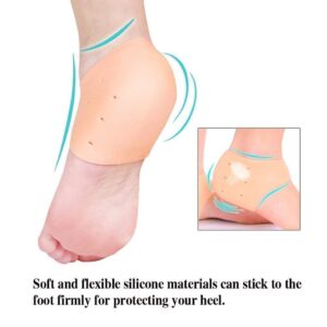 Silicone Anti-Crack Half Heel Socks Set - Image 5