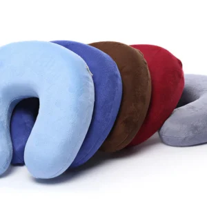 U Shaped Travel Neck Pillow Extremely Soft and Comfortable (Random Color) - Image 3