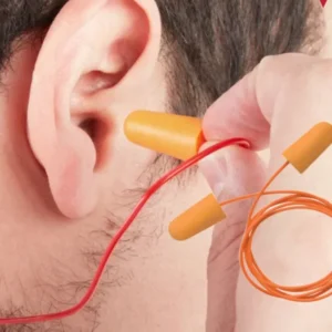 Foam Ear Plug for travel Anti Noise Reduction Removable Corded Soft Earplugs For Sleeping Hearing Ear Protection Earmuffs Noise Prevention For Airplane Travel (Pack Of 5) - Image 5