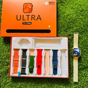with Out Metal Strip Ultra Smart Watch Ultra 7 in 1 (Random color) - Image 1