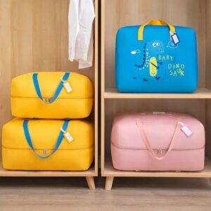 Storage Bags Cartoon Pattern Double Zipper 120 GSM ( random color ) - Image 3