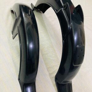 2 Pc Motorcycle Plastic Fender Mudguards Cover Set Best Quality ? 70cc Bike ? Front & Back - Image 1