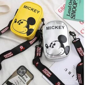 Disney Pu Mickey Mouse Children's Shoulder Bag Messenger Bag Cartoon Boys Girls Children - Image 1