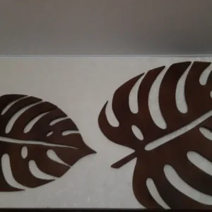 Leaf art Wall decoration sticker MDF Wood Material - Image 1