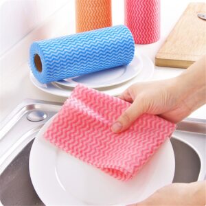 50 Sheet Roll Disposable Tissue Towel Paper Kitchen Cleaning Wipes (Random Color) - Image 5