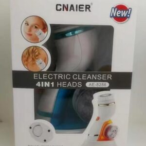 Cnaier 4 in 1 Electric Cleanser | Facial Cleansing Brush & Massager - Face Brush Set | Electric Rotating Face Scrubber for Deep Cleaning, Exfoliating, Blackhead Removing AE-8286 - Image 5