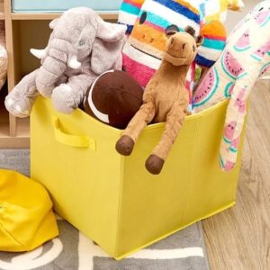 Foldable Canvas Storage Box (Random Color) - Image 3