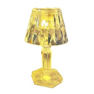 LED Night Light Crystal Diamond Table Lamp (cell operated) - Image 3