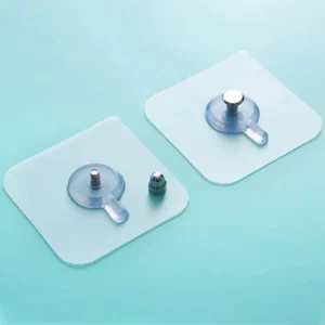 (1pcs) Adhesive Screw Sticker Hook Heavy Duty Stick on Door Nail Free Screw Non-Trace No Drilling Nail Self Waterproof Adhesive Hanging Nails Hooks Holders Multifunctional Use - Image 4