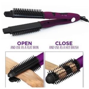 Hair Straightener And Curler Style Ceramic Hair Multipurpose Curler Curlers Curling Wand Iron Blow Dryer Wand Styling Tools Dryer - Image 1