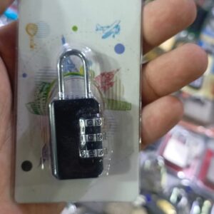 Greatangle-UK 3 Digit Code Combination Padlock For Luggage Combination Number Lock Padlock For Zipper Bag Suitcase Drawer Durable Locks black - Image 4