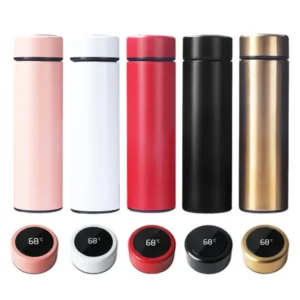 Temperature Display Vacuum Insulated Water Bottle Thermo Flask Made of Premium Stainless Steel Coffee Cup (Random Color) - Image 4