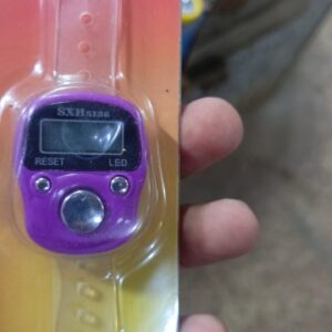 SXH Original Finger Counter with LED - Counts ( Tasbeeh / Digital Clicker ) (Random Color) - Image 4
