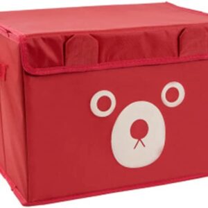 1 Pc Panda Design Folding Storage Bins Quilt Basket Kid Toys Organizer Storage Boxes Cabinet Wardrobe Storage Bags (Random Color/Design) - Image 1