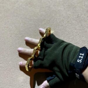 Hexagon Gold Hand Clip - Image 1
