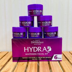 Derma Face Hydra Whitening Facial Kit 6 steps Whitening And Glowing Facial Kit 300ml - Image 1