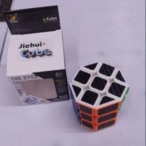 Jiehui Cube Octagonal Cylinder Magic Cube Puzzle IQ Brain 3x3 Barrel Spin Speed Cube Education Personalised Game Gift Toy (Multicolour) - Image 2