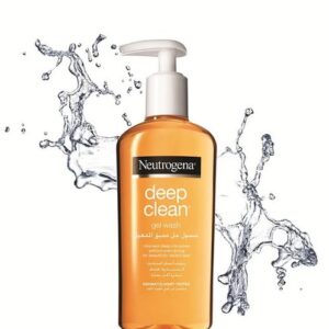 Neutrogena Deep Clean Gel Wash ? Oil-Free Daily Facial Cleanser for Oily & Combination Skin (200ml) - Image 1