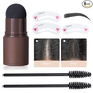 (black )Perfect Fix Hairline & Eyebrow Shaping Stamp with Stencils - Image 5
