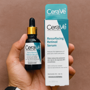 Cerave Resurfacing Retinol Serum 30ml ? Gentle Face Serum For Smoother Skin Texture, Reduces Post Acne Marks, And Restores Healthy Radiant Complexion - Image 4