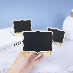 Wooden Chalkboard With Stand - Image 3