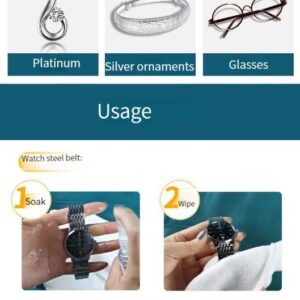 100ml Jewelry Cleaner Diamond Silver Gold Jewelry Cleaning Spray Multifunction Cleaner Non-toxic - Image 2