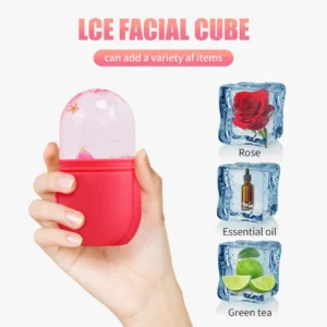 3 in 1 Silicon Face ice Roller box packing(random color ) - Image 5