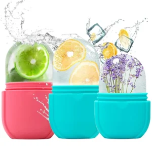3 in 1 Silicon Face ice Roller box packing(random color ) - Image 3