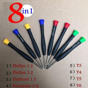 8 in 1 Screwdriver Set for mobile laptops and tablets repairing SH-6308A (random color) - Image 4